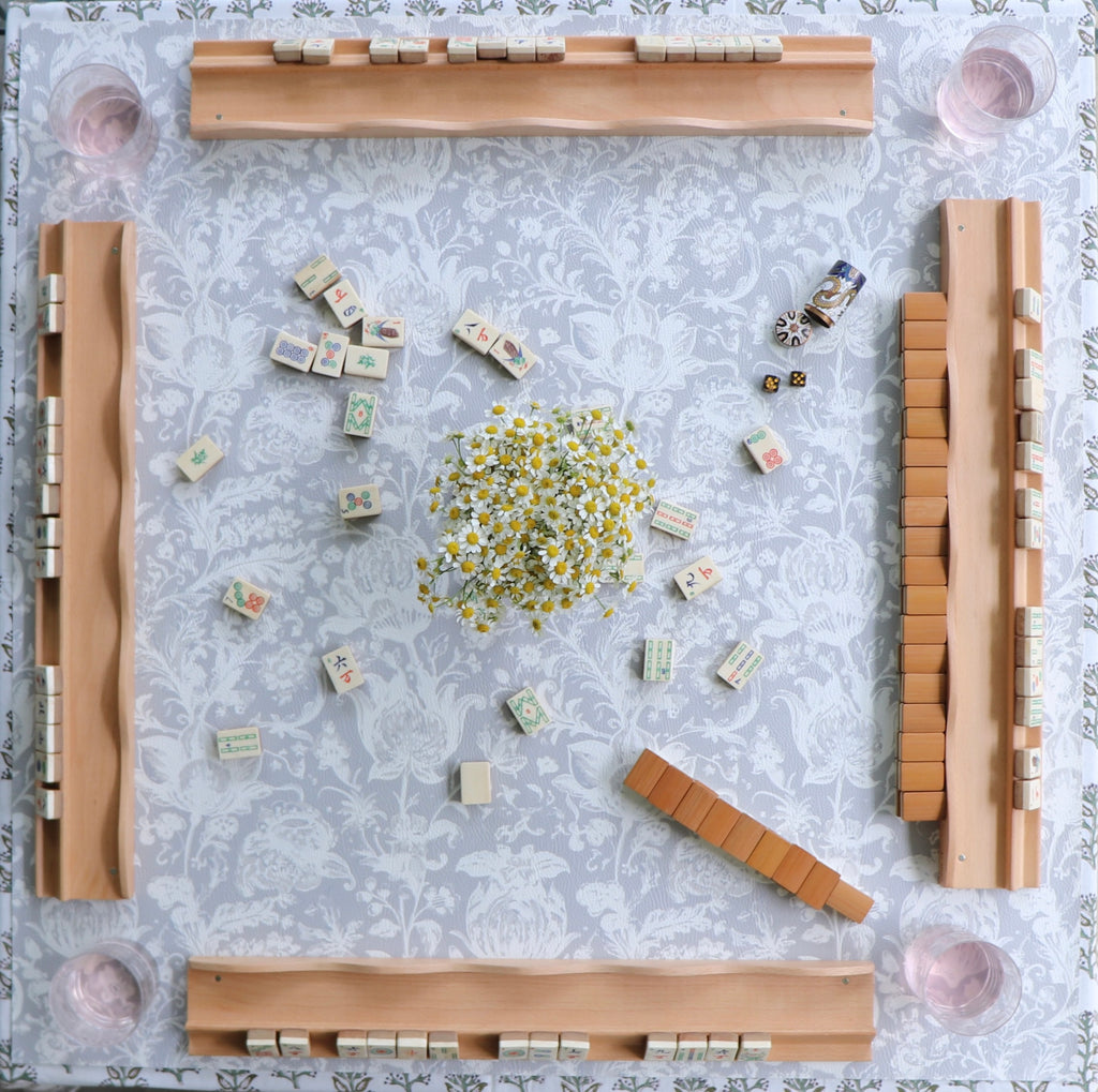 Mahjong Mat in Hazel - Ash