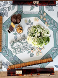 Mahjong Mat in Parterre - Boxwood