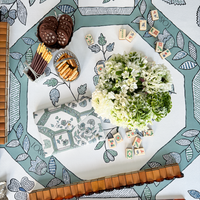 Mahjong Mat in Parterre - Boxwood