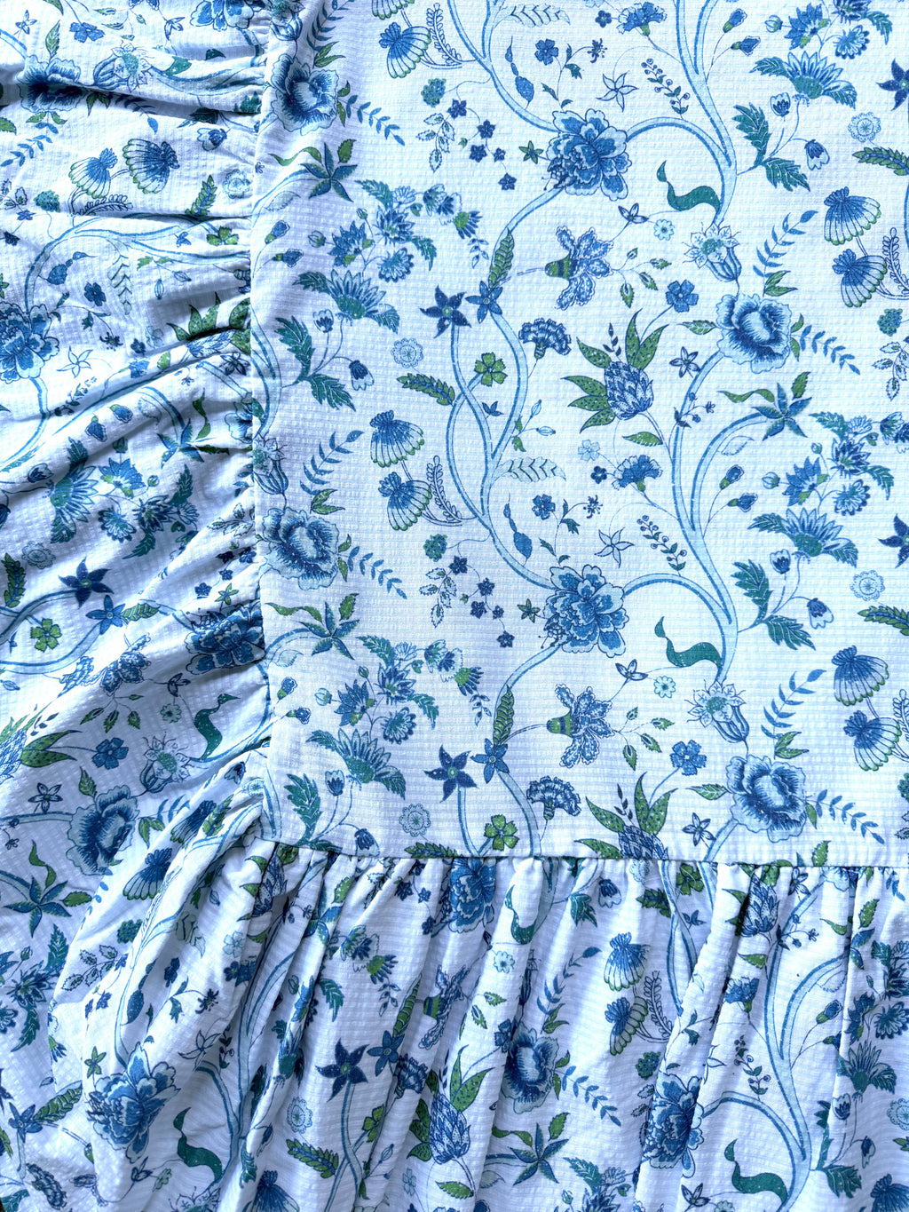 Tablecloth in Anais - Blue Green