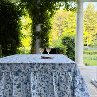 Tablecloth in Anais - Blue Green