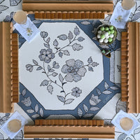 Mahjong Mat in Parterre - Ocean